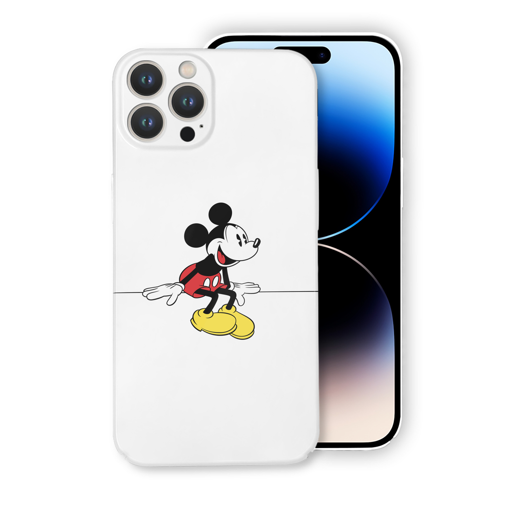 （画像用） ミッキーマウス Mickey Mouse 【iPhone 14シリーズ対応】ハードケース